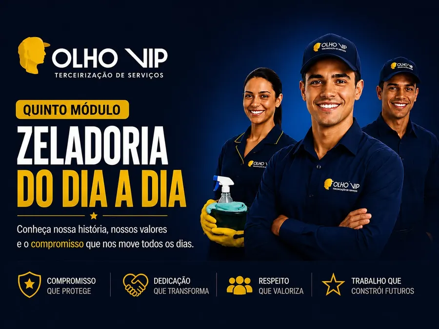 Módulo de treinamento Zeladoria do Dia a Dia